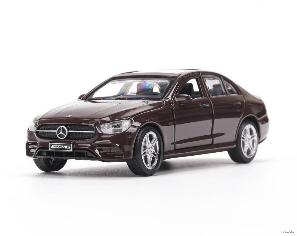 Машинка инерционная "Mercedes-Benz E-Класс AMG" (бордовая)