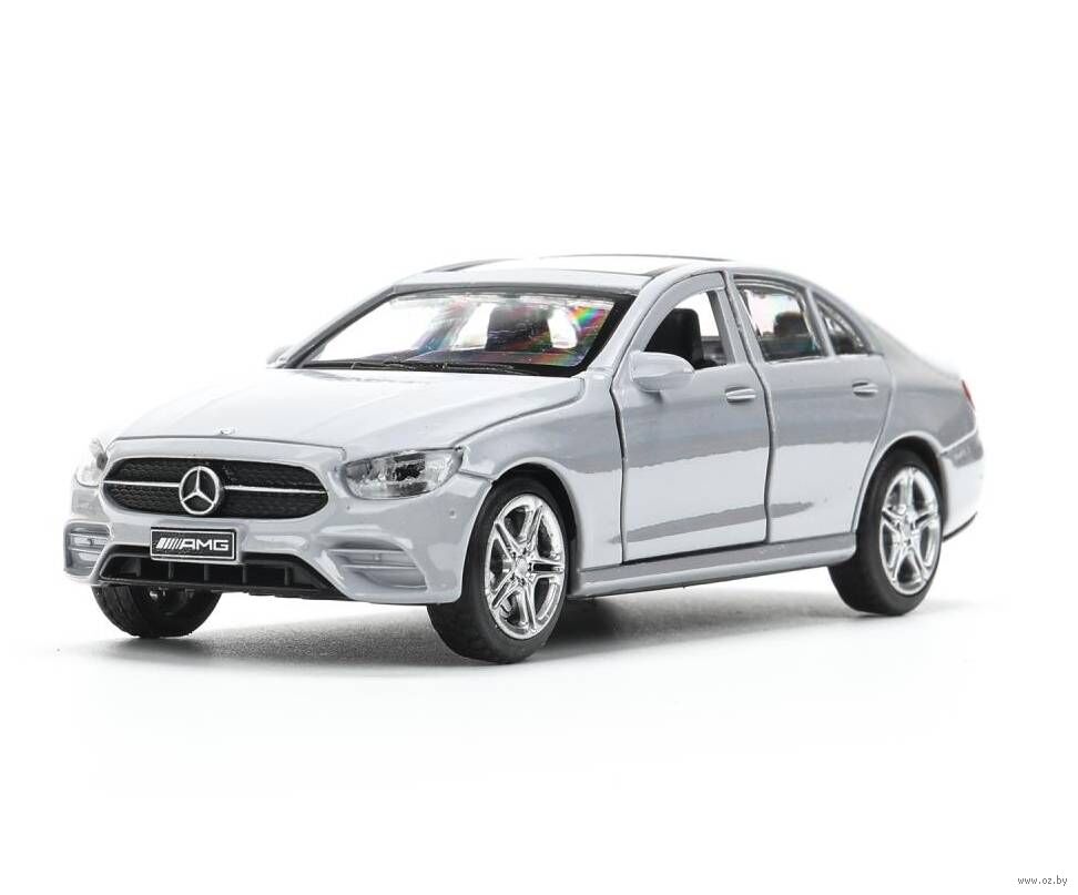 Машинка инерционная "Mercedes-Benz E-Класс AMG" (серебряная)