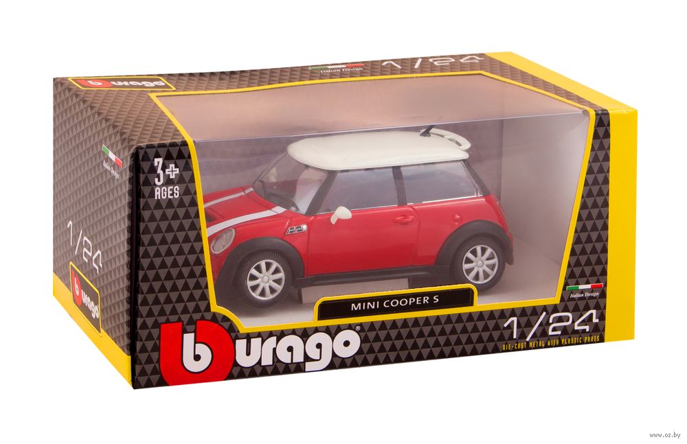 model mashiny bburago mini cooper s