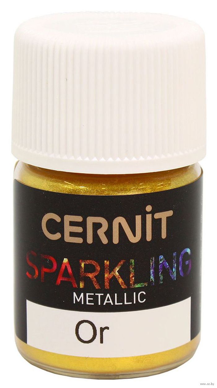 Мика-порошок "CERNIT Sparkling powder. Metallic" (золото; 5 г)