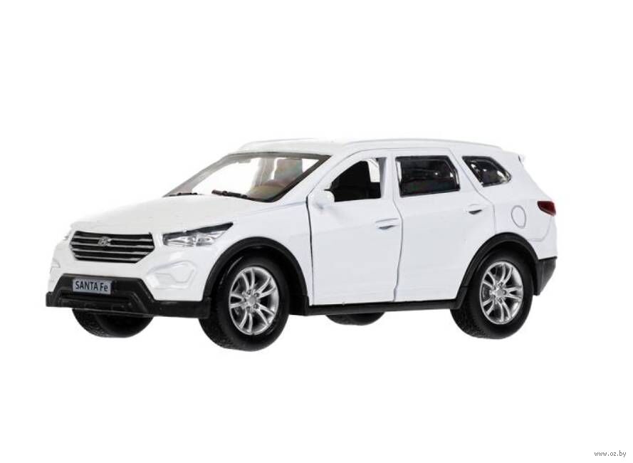 Машинка инерционная "Hyundai Santafe" (белая)