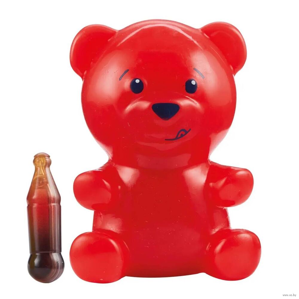 Интерактивная игрушка "Мармеладный мишка тянучка" (красный)