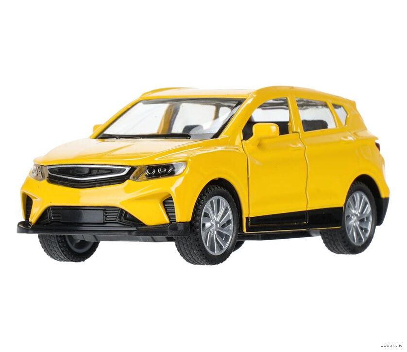 Машинка инерционная "Geely Coolray" (желтый)
