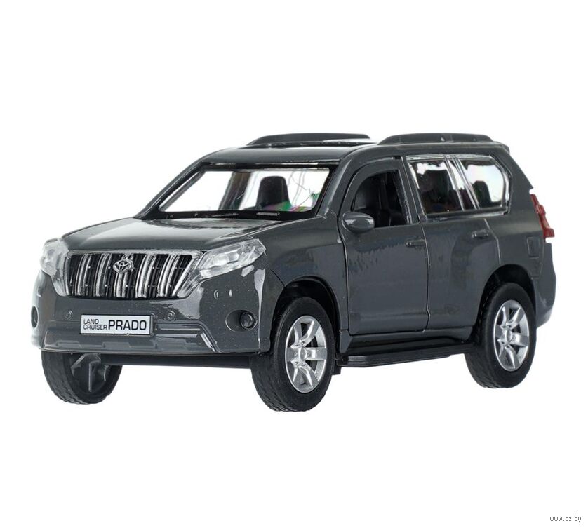 Машинка инерционная "Toyota Land Cruiser Prado" (серый)