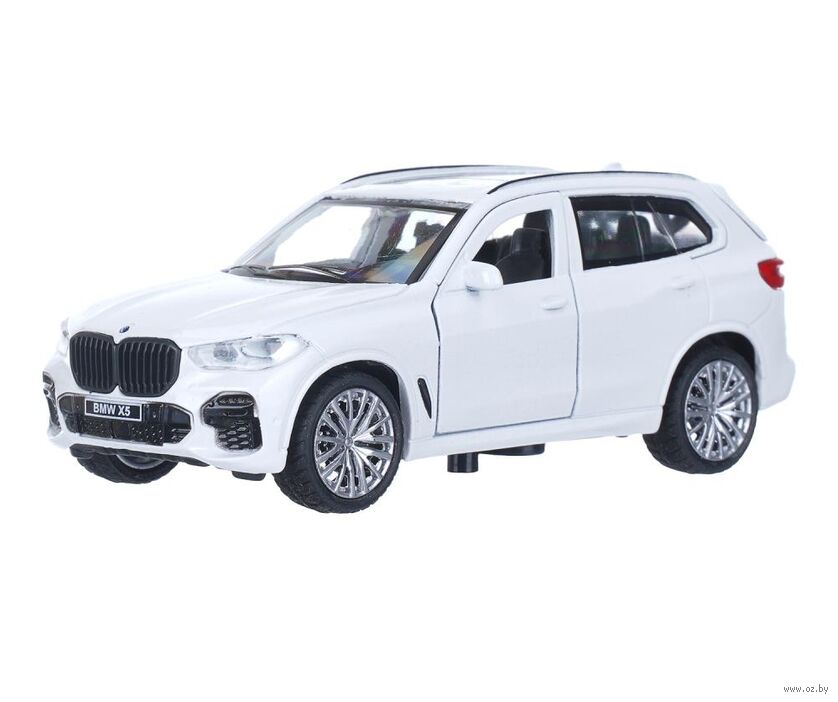 Машинка инерционная "BMW X5 M-Sport" (белый)
