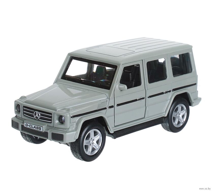 Машинка инерционная "Mercedes-Benz G-Class" (классический серый)