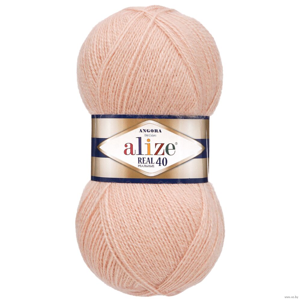 Пряжа "Angora Real 40 №404" (100 г; 430 м; шампань)