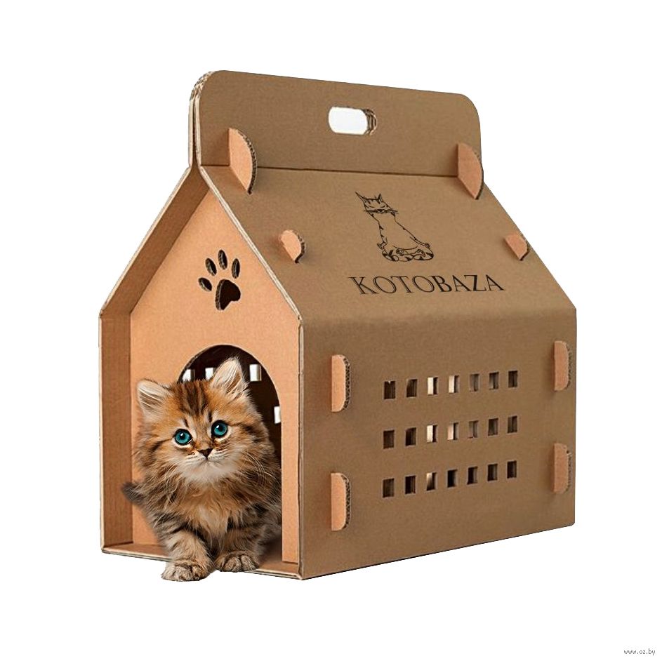 Картонные домики для кошек