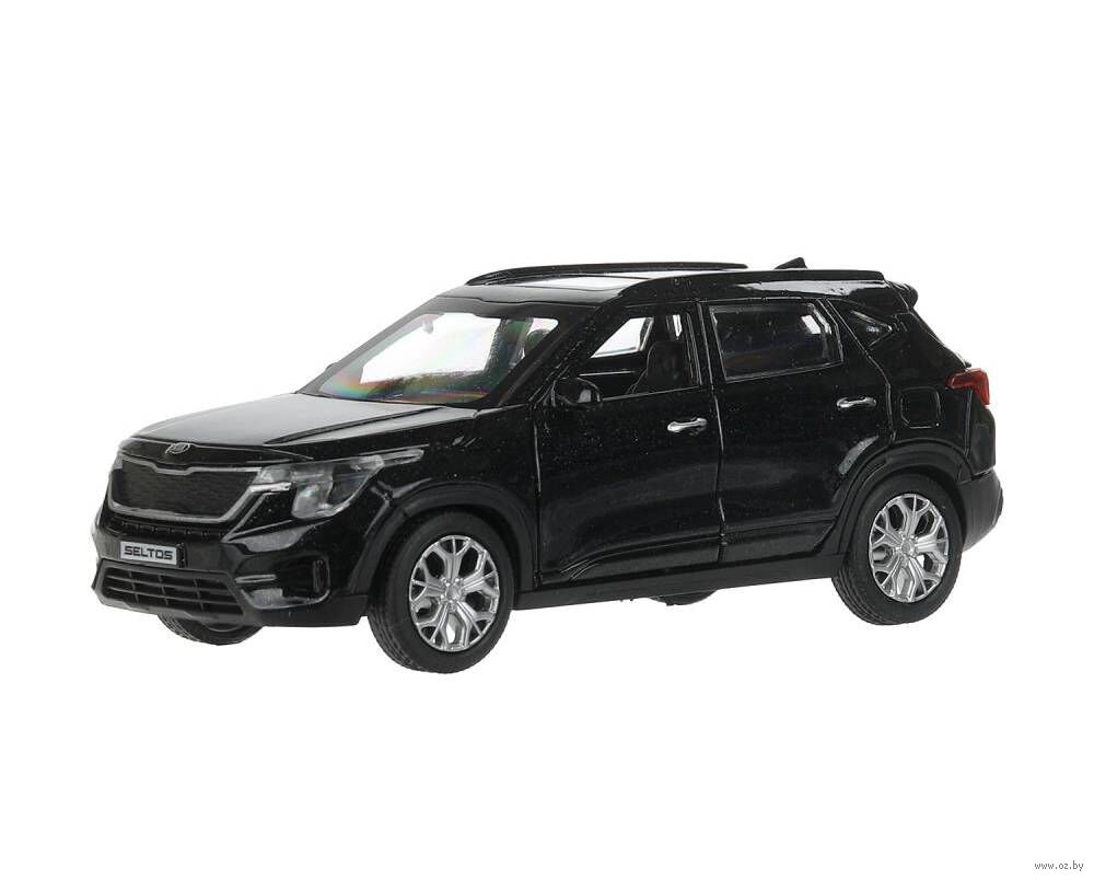 Машинка инерционная "Kia Seltos" (черная)