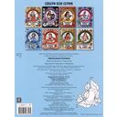 Раскраска с наклейками. Росписи. Гжельская роспись — фото, картинка — 2