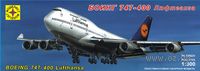 Самолет Боинг 747-400 "Люфтганза" (масштаб: 1/300)
