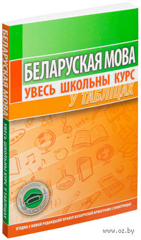 Беларуская мова. Увесь школьны курс у таблiцах