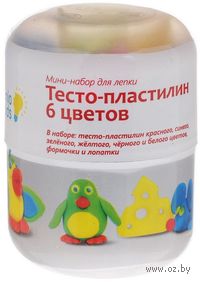 Набор для лепки "Тесто-пластилин" (6 цветов)