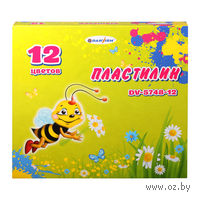 Пластилин флуоресцентный "Darvish" (12 цветов)