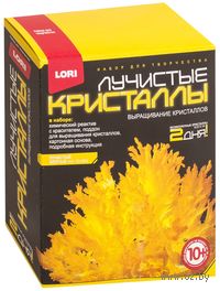 Набор для выращивания кристаллов "Лучистые кристаллы. Желтый"