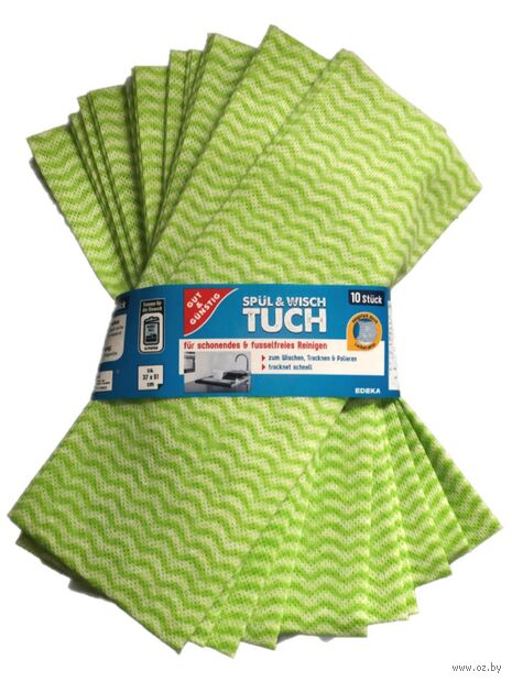 Набор салфеток для уборки "Spul Wisch Tuch" (10 шт.) — фото, картинка