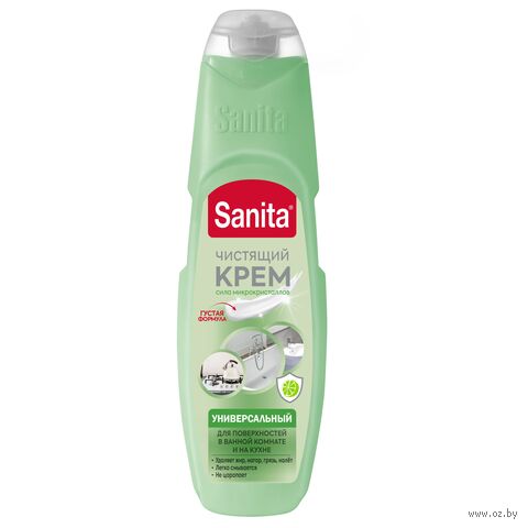 Крем чистящий универсальный "Зеленый чай и лайм" (600 мл) — фото, картинка