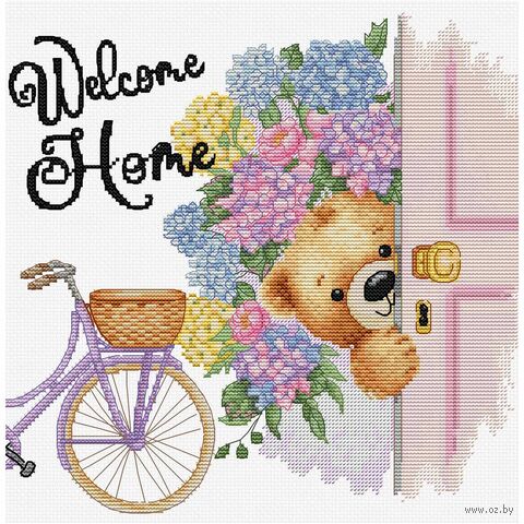 Набор для вышивания "Добро пожаловать домой!" (220х220 мм) — фото, картинка