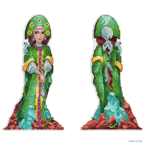 Набор для вышивания на пластиковой канве "Хозяйка Медной горы" (110х200 мм) — фото, картинка