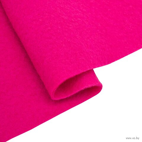 Фетр листовой мягкий (30х30 см; малиновый; 4 листа) — фото, картинка