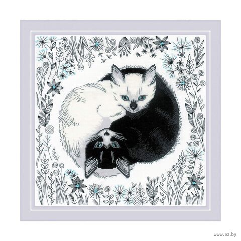 Набор для вышивания "Инь и Ян" (300х300 мм) — фото, картинка