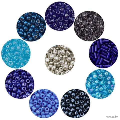 Набор бисера "Ассорти №6" (10 цветов) — фото, картинка