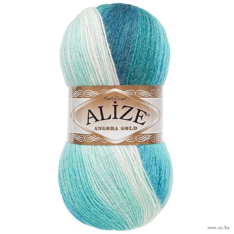 Пряжа "Angora Gold Batik №1892" (100 г; 550 м; секционный) — фото, картинка