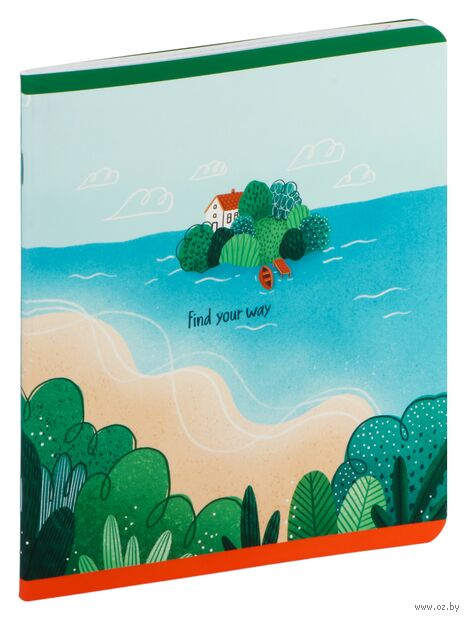 Тетрадь полуобщая в клетку "Find your way" (48 листов) — фото, картинка