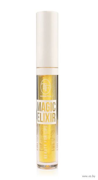 Масло для губ "Magic Elixir" тон: 182, прозрачный с золотым шиммером — фото, картинка