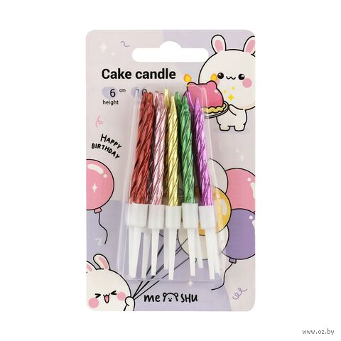 Набор свечей для торта "Mini" (10 шт.) — фото, картинка