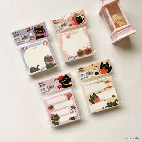 Самоклеящийся блок "Черный кот" (8 см, 200 листов) — фото, картинка