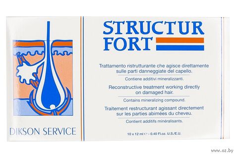 Средство для волос "Structur Fort" (10 шт. х 12 мл) — фото, картинка