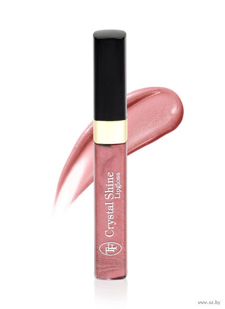 Жидкая помада для губ "Crystal Shine Lip Gloss" тон: 09, мерцающий бежевый — фото, картинка