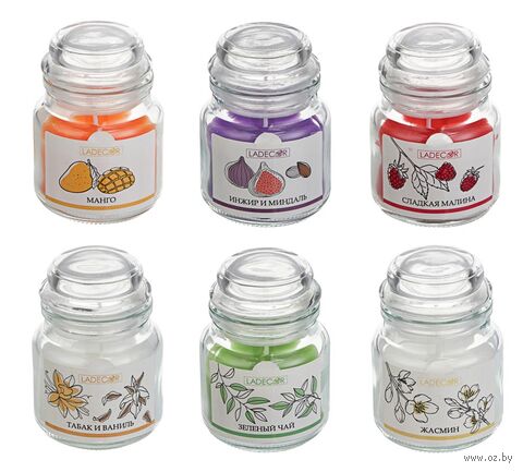 Свеча декоративная ароматизированная "Ladecor" (6х8,7 см) — фото, картинка