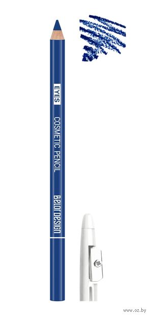 Карандаш для глаз "Belor Design" тон: 3, синий — фото, картинка