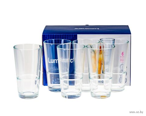 Набор стаканов "Stack Up" (6 шт.; 350 мл) — фото, картинка