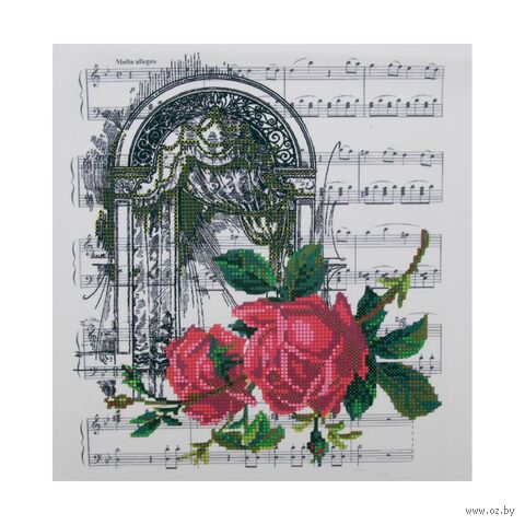 Канва с рисунком для вышивания бисером "Ноктюрн" (250х270 мм) — фото, картинка