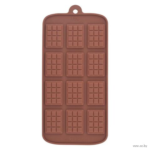 Форма силиконовая для выпекания конфет "Плиточки" (220х110 мм) — фото, картинка