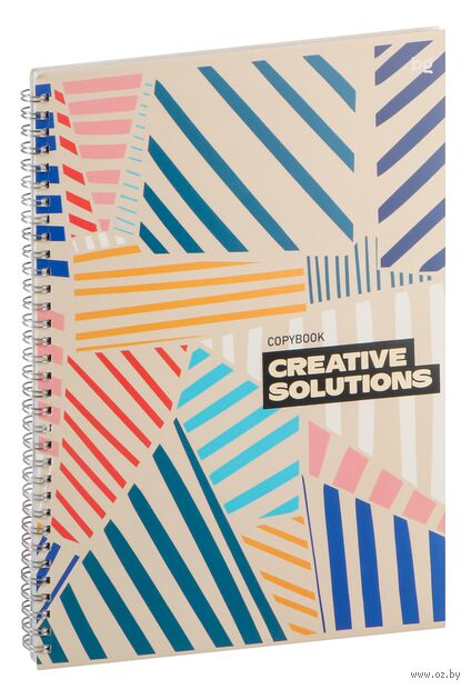 Тетрадь общая в клетку на гребне "Creative solutions" (А4; 80 листов) — фото, картинка