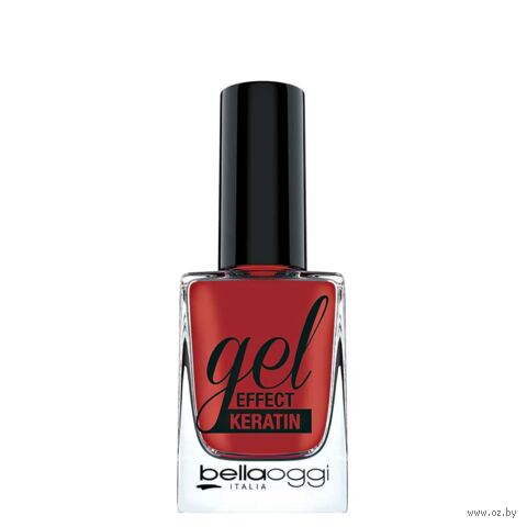 Лак для ногтей "Gel Effect Keratin" тон: 06, cherry passion — фото, картинка