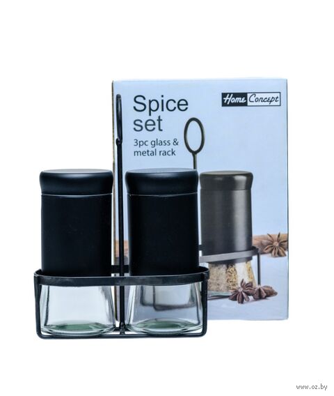 Набор для специй на подставке (2 шт.; 100 мл) — фото, картинка