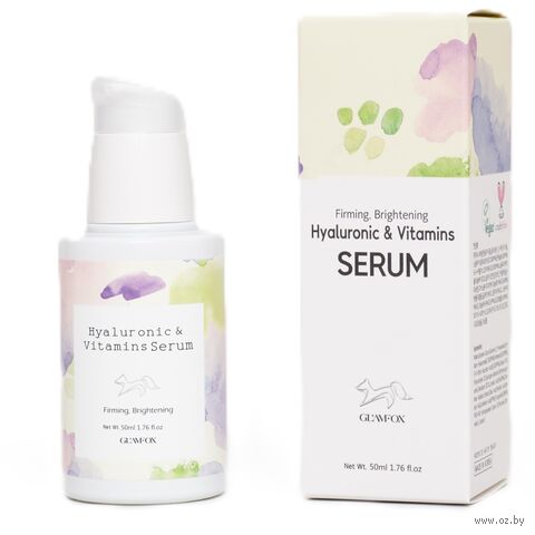 Сыворотка для лица "Velvety Shiny Hyaluronic Vitamins Serum" (50 мл) — фото, картинка