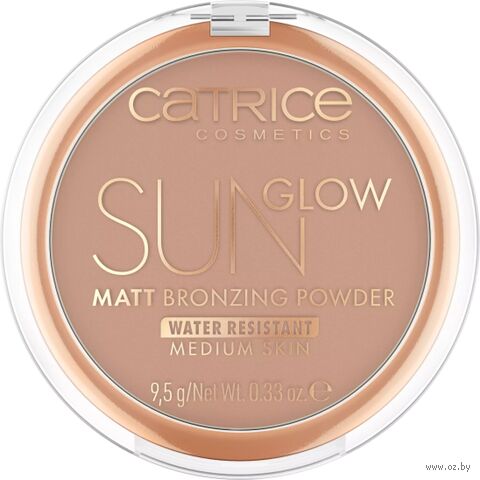 Компактная пудра для лица "Sun Glow Matt Bronzing" тон: 030 — фото, картинка