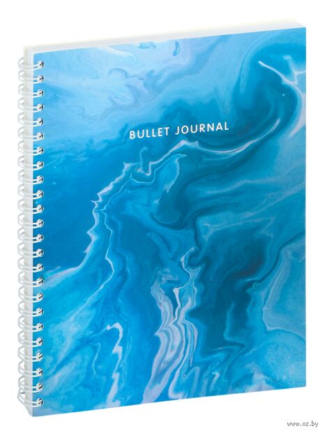 Блокнот в точку "Bullet Journal. Мрамор" (162х210 мм) — фото, картинка