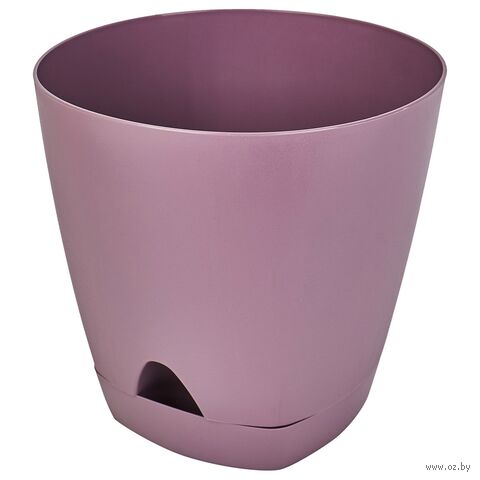 Цветочный горшок "Amsterdam" (4 л; морозная слива) — фото, картинка