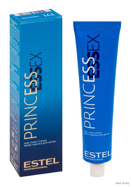 Крем-краска для волос "Princess Essex" тон: 7/71, средне-русый коричнево-пепельный — фото, картинка