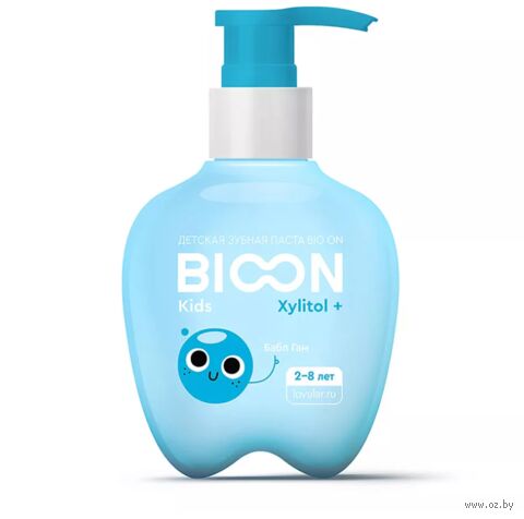 Зубная паста детская "Bio On. С ксилитом. Bubble Gum" (200 мл) — фото, картинка