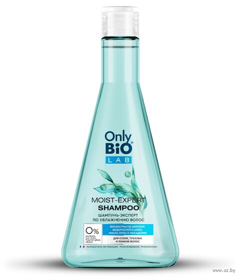 Шампунь для волос "Only Bio Lab. Moist-Expert" (350 мл) — фото, картинка