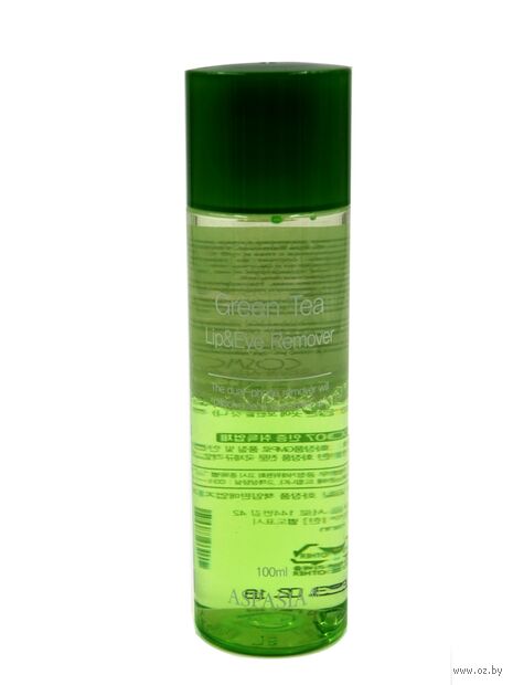 Средство для снятия макияжа "Green Tea Lip & Eye Remover" (100 мл) — фото, картинка