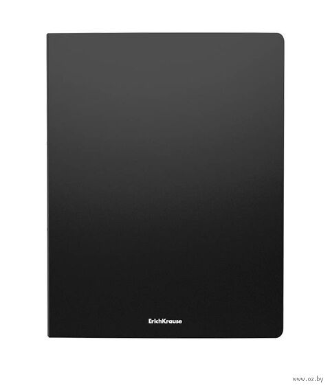 Папка с файлами "Matt Classic" (А4; 20 вкладышей; чёрный) — фото, картинка